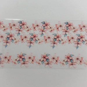 Tropical Frangipani Nail Art Foil - 1 Meter