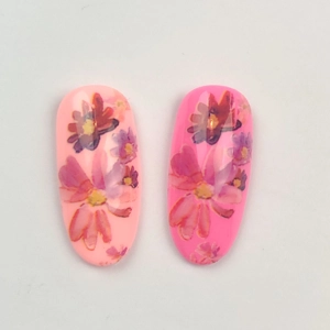 Bright Daisies Nail Art Foil - 1 Meter