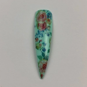 Vintage Roses Nail Art Foil - 1 Meter