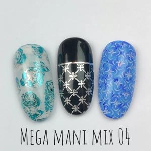 Dixie Plates Mega Mani Mix 04 Plate