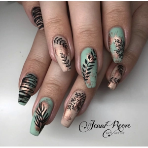 Dixie Plates Lots of Leaves 01 Mini Plate