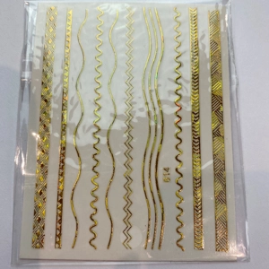 Gold Holographic Boho Stickers