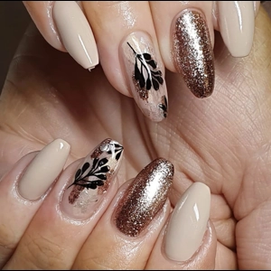 Dixie Plates Lots of Leaves 01 Mini Plate