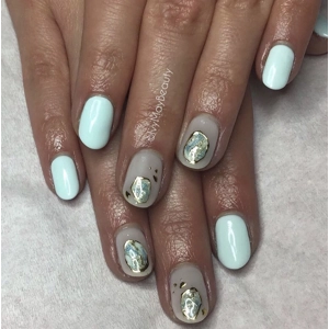 Gold Gemstone Outline Stickers - Choose From 4 Designs