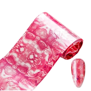 Pink Abalone Shell Nail Art Foil - 1 Meter