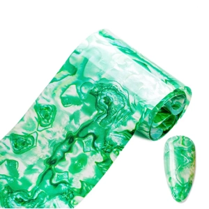 Green Abalone Shell Nail Art Foil - 1 Meter