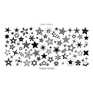 Dixie Plates Twinkle Twinkle Mini Plate