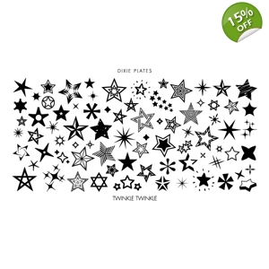 NOT QUITE RIGHT Dixie Plates Twinkle Twinkle Mini Plate