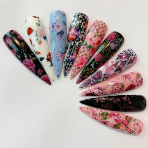 Floral Fantasy Nail Art Foil - Box of 10
