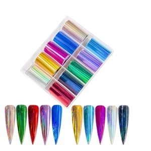 Holographic Selection Nail Art Foil - Box of 10