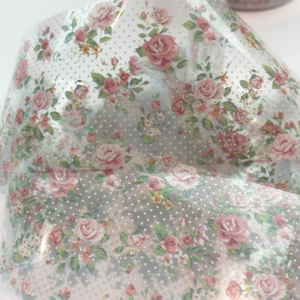 Megan's Roses Nail Art Foil - 1 Meter