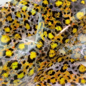Yellow Leopard Nail Art Foil - 1 Meter