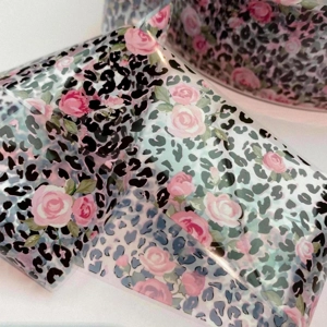 Wild Rose Print Nail Art Foil - 1 Meter