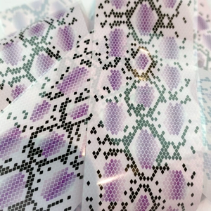 Pink Python Nail Art Foil - 1 Meter