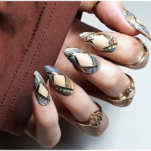 Moroccan Tile Nail Art Foil - 1 Meter