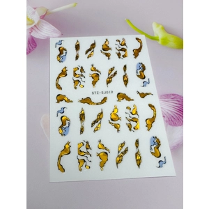 *** NEW *** Antique Gold Embellishment Nail Art Stickers