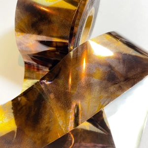 Chocolate Marble Nail Art Foil - 1 Meter