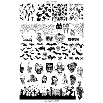 Dixie Plates Halloween 2020 Plate