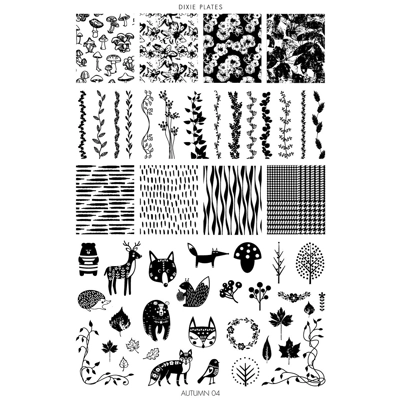 Dixie Plates Autumn 04 Plate