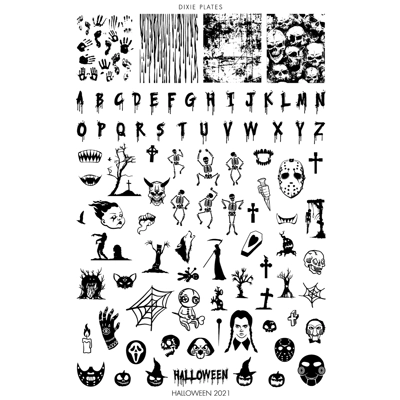 Dixie Plates Halloween 2021 Plate