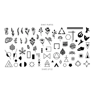 Dixie Plates Shape Up 02 Mini Plate