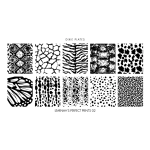 Dixie Plates Learnah's Perfect Prints 02 Mini Plate