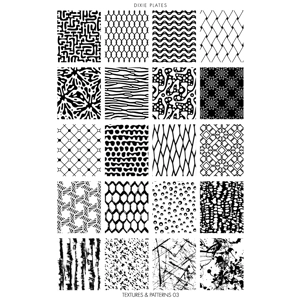 ***** NEW ***** Dixie Plates Textures & Patterns 03