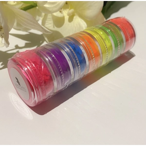 Neon Rainbow Pigment Stack