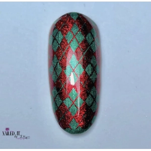 NOT QUITE RIGHT Dixie Plates Plenty of Plaid Mini Plate