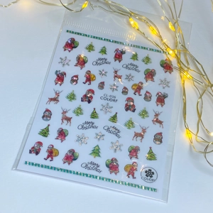 Ho Ho Ho Nail Art Stickers