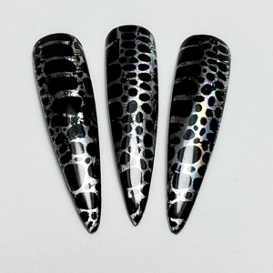 *** NEW *** Holographic Snake Skin Nail Art Foil - 1 Meter