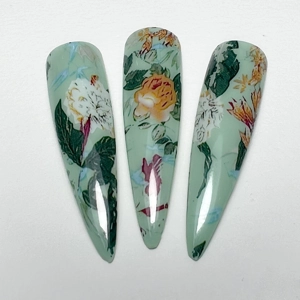 *** NEW *** Peony Bouquet Nail Art Foil - 1 Meter