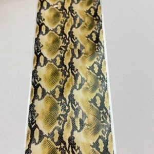 Yellow Boa Nail Art Foil - 1 Meter