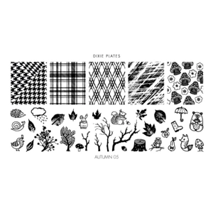 Dixie Plates Autumn 05 Mini Plate
