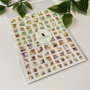 Marble Square Stickers
