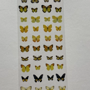 Lemon Butterflies Nail Art Foil - 1 Meter