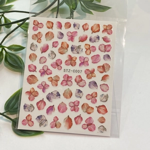 Pink Petal Nail Art Stickers