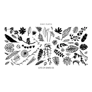 Dixie Plates Lots of Leaves 03 Mini Plate