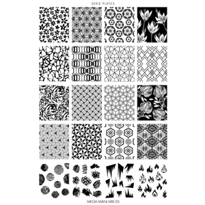 Dixie Plates Mega Mani Mix 05 Plate