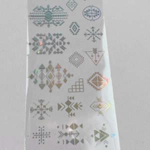 Aztec Print Nail Art Foil - 1 Meter