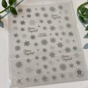 Let It Snow Nail Art Stickers