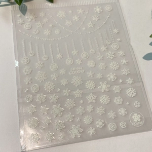 Snowflake Charm Nail Art Stickers