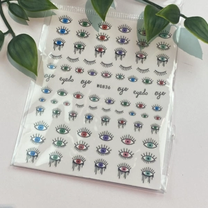 Festival Eyes Nail Art Stickers