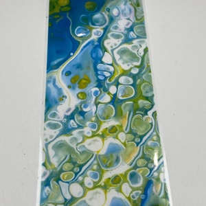 Swirling Turquoise Nail Art Foil - 1 Meter