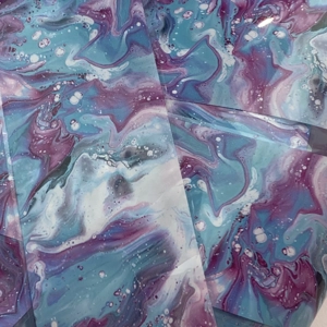 Swirling Larimar Nail Art Foil - 1 Meter