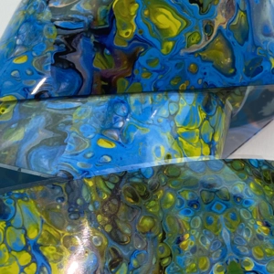 Swirling Aegean Nail Art Foil - 1 Meter