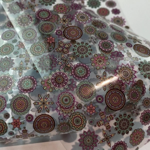 Pastel Mandalas Nail Art Foil - 1 Meter