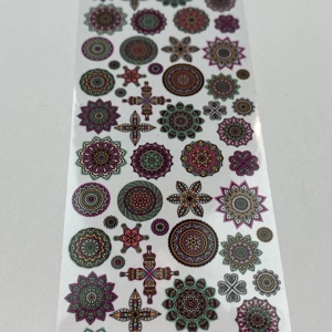 Pastel Mandalas Nail Art Foil - 1 Meter