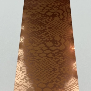 Rose Gold Snakeskin Nail Art Foil - 1 Meter