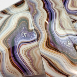 Amethyst Marble Nail Art Foil - 1 Meter